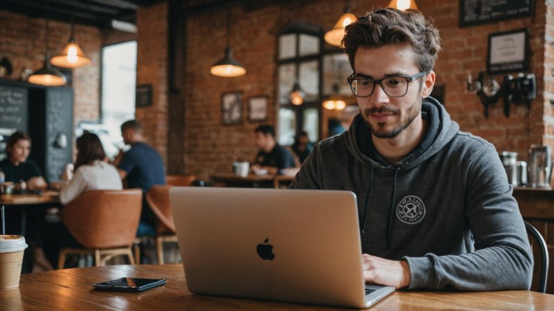 digital nomad, cybersecurity, public Wi-Fi, remote work, data protection, device security