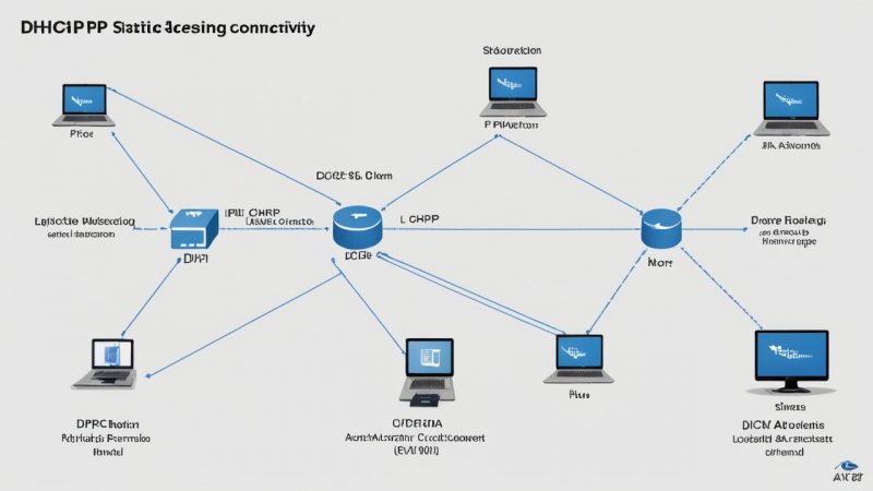 DHCP, static IP addressing, network protocols, IP assignment, networking management, dynamic IP addresses, fixed IP addresses