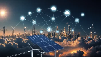 cloud computing, smart grid innovations, energy efficiency, data security, IoT devices