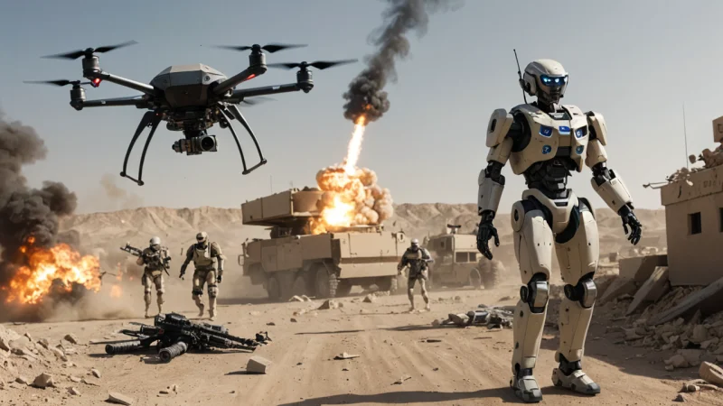 AI, robotics, warfare, ethics, accountability, autonomous weapons, military, international law, psychological impact, global inequality
